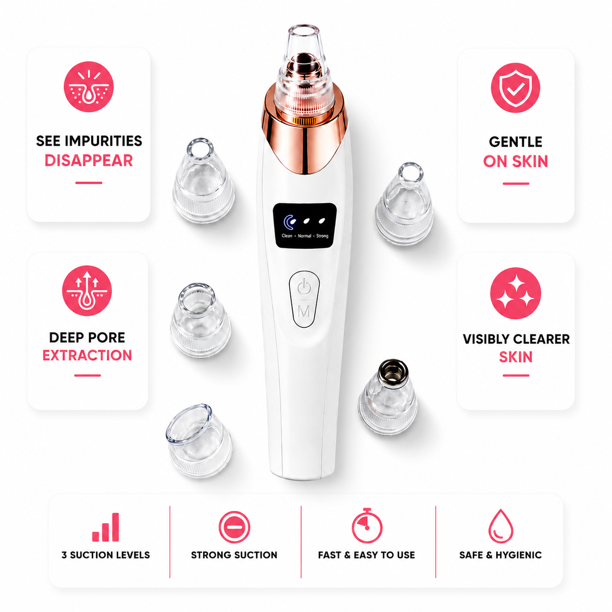 SkinClear™ — Deep Pore Cleansing Device