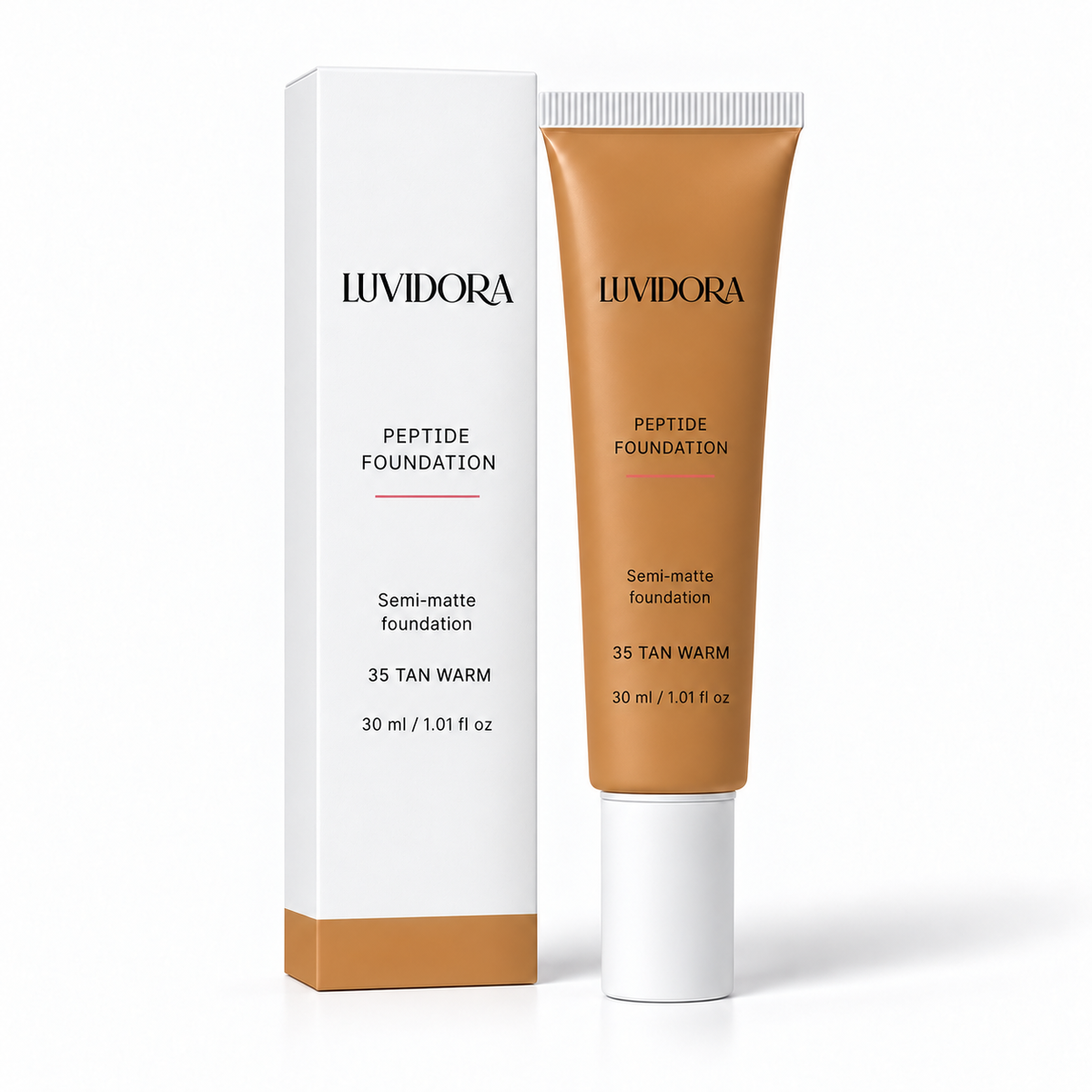 LUVIDORA 35 — Peptide Foundation with packaging
