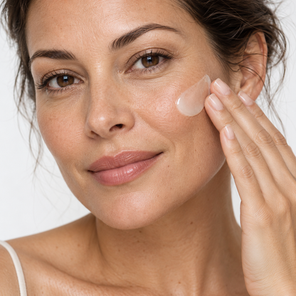 LUVIDORA niacinamide gel — skincare application