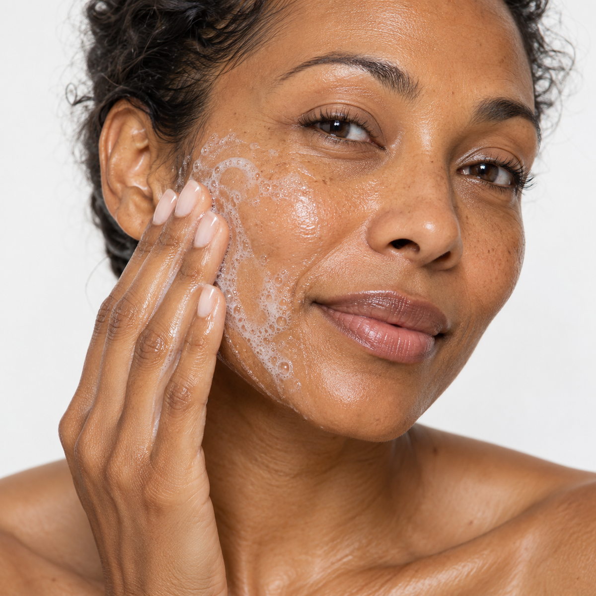 Purifying Blemish Face Wash — application