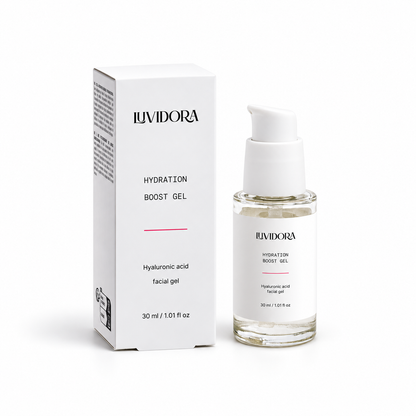 LUVIDORA skincare product with original carton