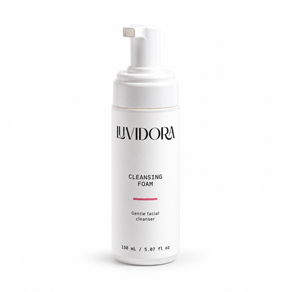 Gentle Cleansing Foam — LUVIDORA product front on white