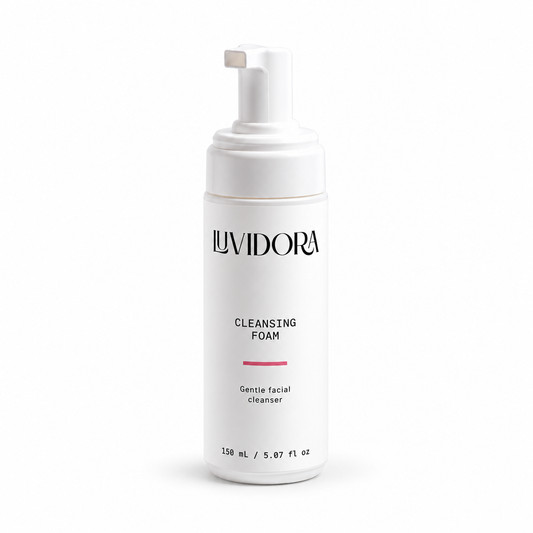 Gentle Cleansing Foam — LUVIDORA product front on white