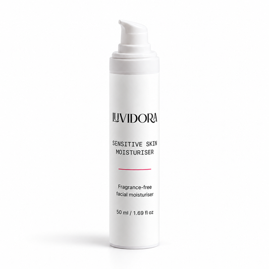 LUVIDORA Sensitive Skin Moisturiser — front view