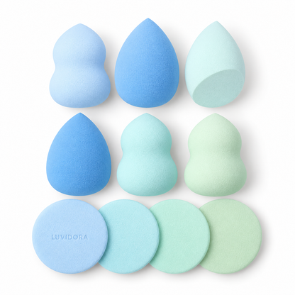 10-Piece Makeup Sponge & Puff Set — hero