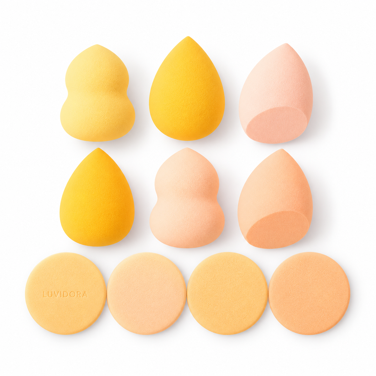 10-Piece Makeup Sponge & Puff Set — hero